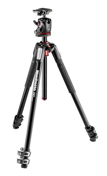 Manfrotto 190 Aluminium 3-Section Tripod and XPRO Ball Head (MK190XPRO3-BHQ2)