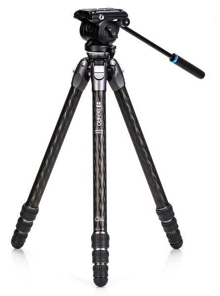 Benro Tortoise Columnless w/Leveling Base #3 Carbon Fiber TTOR34CLV+S4pro 4 sections (BENRO-TTOR34CLVS4PRO)