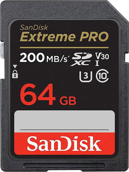 سانديسك 64 جيجابايت اكستريم برو SDXC UHS-I بطاقة ذاكرة SDSDXXU-064G-GN4IN
