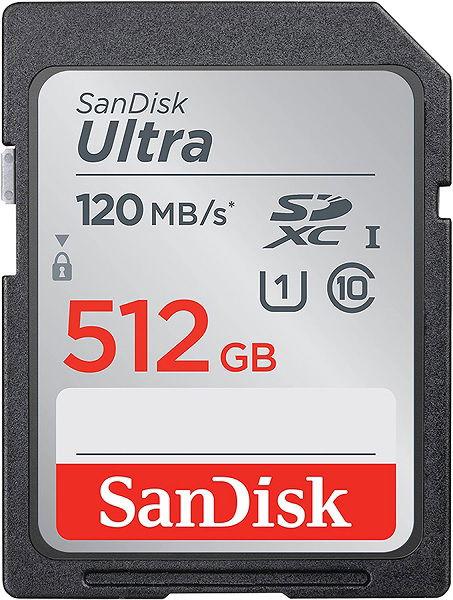 سانديسك بطاقة Ultra® SDHC™ UHS-I وبطاقة SDXC™ UHS-I  سعة 512 جيجابايت (SDSDUNC-512G-GN6IN)