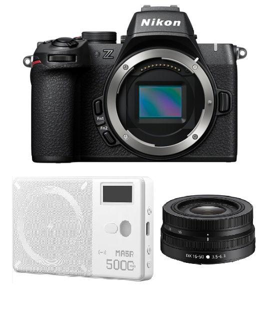 Nikon Z50 II KIT WITH 16-50 DX (VOK150XM) + Free Gift Godox MA5R RGB LED Light and Power Bank