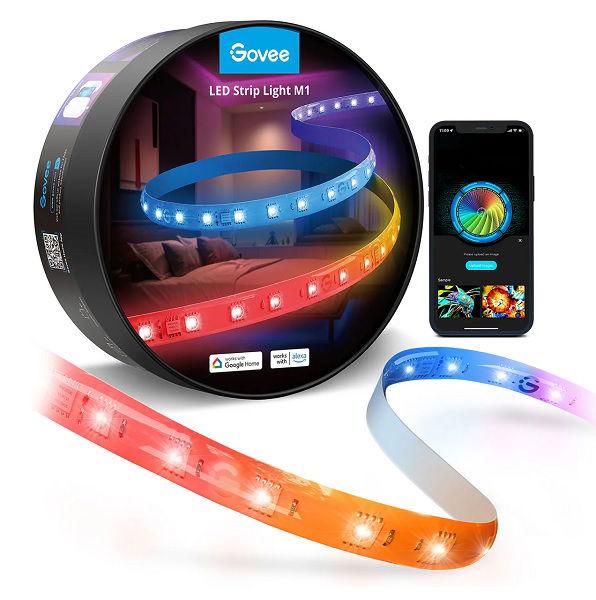 شريط إضاءة RGBIC LED طول 5متر من جوفي (H61E1)