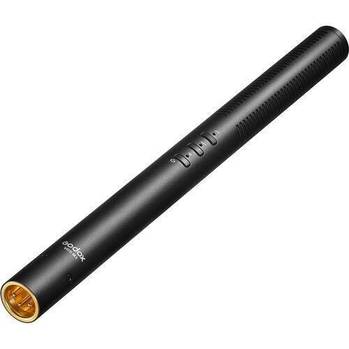Godox Rechargeable Supercardioid Condenser Shotgun Microphone, Black, VDS-M3
