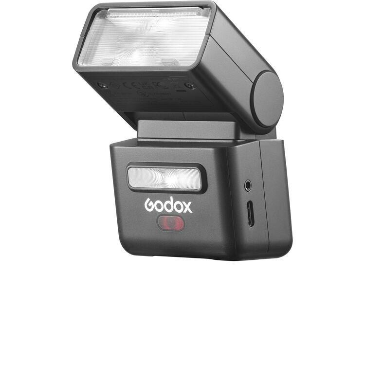 فلاش كاميرا جودوكس  IT32 iFlash، شاشة LCD تعمل باللمس، رأس فلاش مرن، عاكس وموزع ضوء مدمج