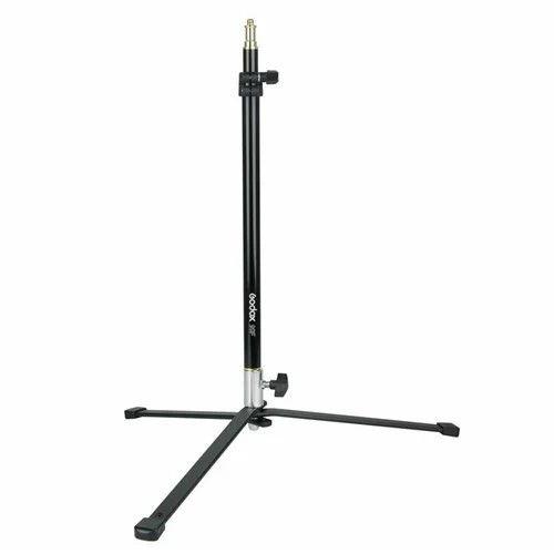 Godox 90F Foldable 2-Section 86cm Floor Studio Light Stand with 3Kg Load Capacity and Removable Base, Black