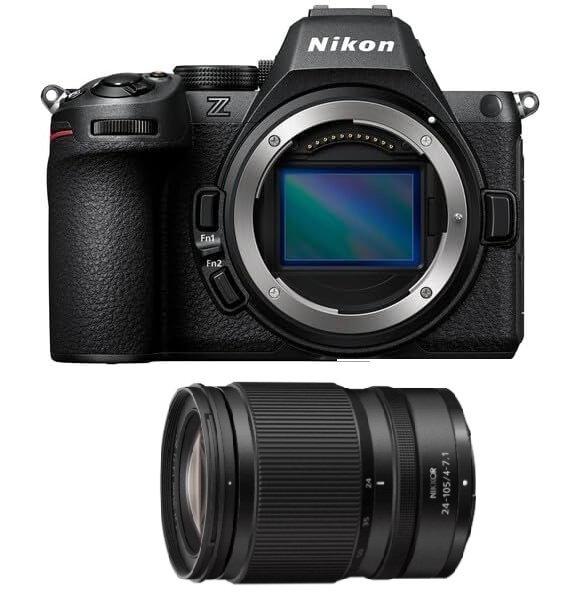 Nikon Z5 II Full-Frame Mirrorless Camera Body, VOA170AM + Nikkor Z 24-105mm f/4-7.1 lens, JMA727DA