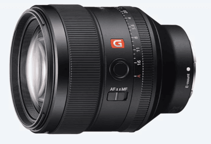 Sony lens FE 85mm F1.4 GM (SEL85F14GM)