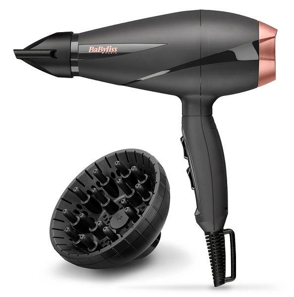 Babyliss Hair Dryer, 2100W, 2 Speed Setting, 106KM Speed Per Hour, 2 Heat Setting, Cold Shot, Slim Concentrator Nozzle, Removable Rear Filter, 6709DSDE, Black
