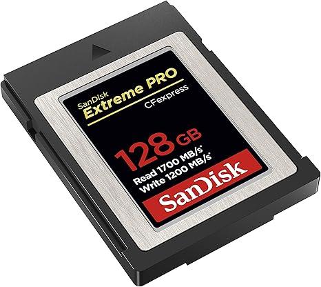 بطاقة ذاكرة Extreme PRO Cfexpress من سانديسك 128 جيجابايت (SDCFE-128G-GN4NN)