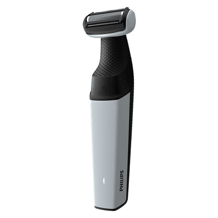 ماكينة حلاقة الجسم فيليبس BG3007/01، حلاقة وتشذيب آمنة للجسم، مقاومة للماء بنسبة 100%، مشط 3 مم، 40 دقيقة لاسلكية، شحن USB-A، BG3007/01، أسود وفولاذ مقاوم للصدأ