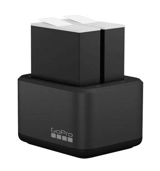 شاحن بطارية مزدوج من GoPro + بطاريات إندورو (ADDBD-211-EU)