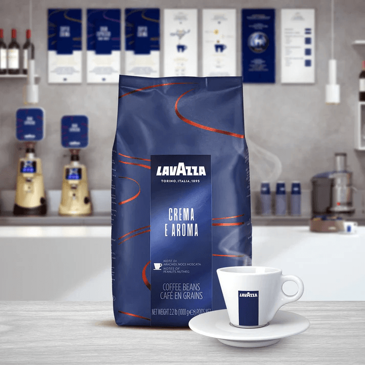 حبوب قهوة لافازا كريما إي أروما 1 كيلو، (COFFEE-LAVAZZA)