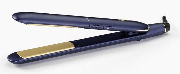 Babyliss Hair Straightener, Up to 235°, 3 Digital Heat Settings, Fast Heat Up, Floating Plates, Titanium Ceramic Coated Plates, Multi Voltage, Auto Shut Off, 2516PSDE, Blue