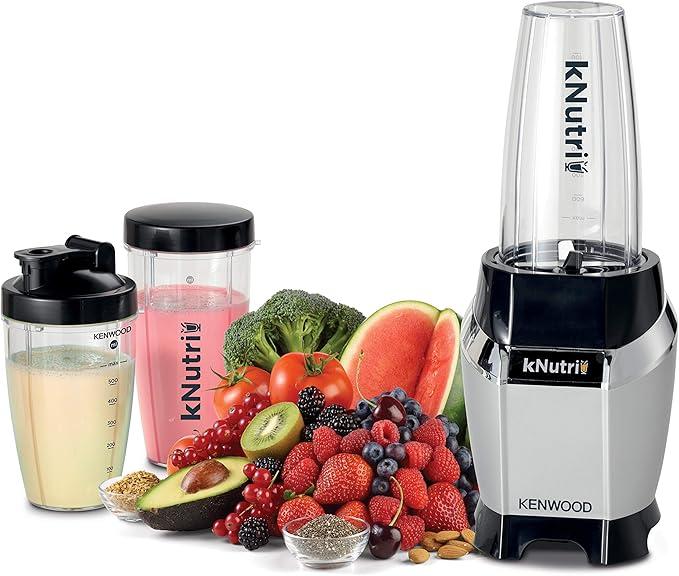 Kenwood KNutri Blender, 600W, 11 Pcs Set, Ice Crush Function, BSP70.600SI, Silver