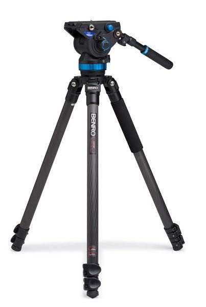 Benro C373F Series 3 CF Video Tripod & S8 Head (BENRO-C373FBS8PRO)