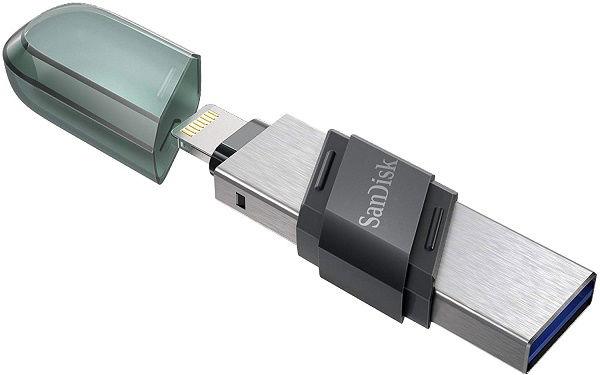 SanDisk 128GB IXPAND FLASH DRIVE FLIP (SDIX90N-128G-GN6NE)