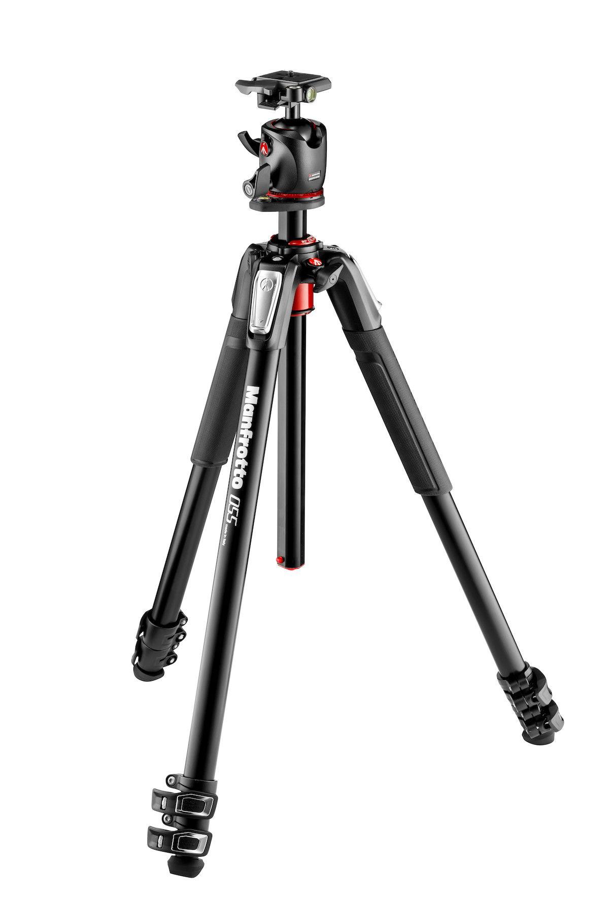 Manfrotto 055 ALU 3 SECTION PRO TRIPOD WITH BALL HEAD (MK055XPRO3-BHQ2)
