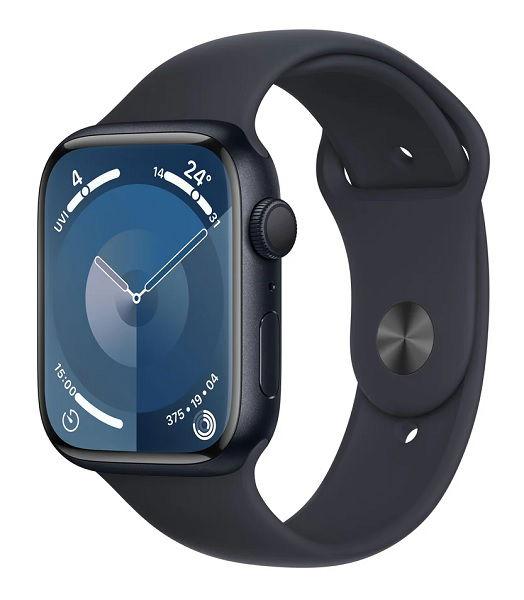 ساعة Apple Watch الإصدار التاسع، مقاس 41 مم، الإطار ألومنيوم (MR8X3QA/A)