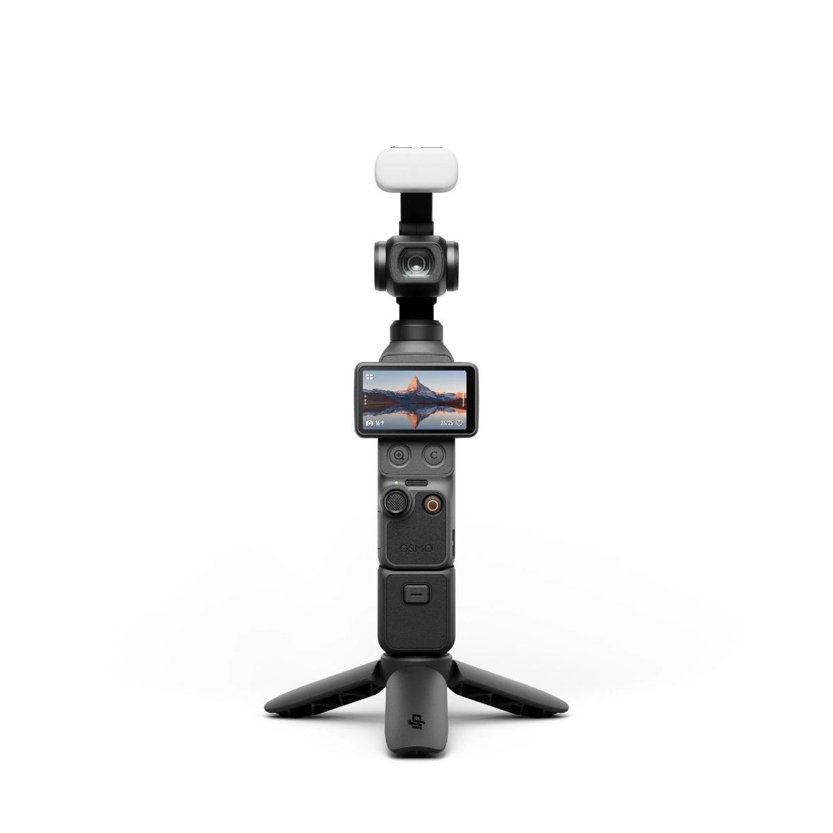 DJI Osmo Pocket 4 Handheld Camera, Creator Combo, 4K/240fps and 1‑inch CMOS, 14 stops, ActiveTrack 7.0, Intelligent AutoFocus, Rotatable screen, DJI-POCKET4-CREATOR-COMBO