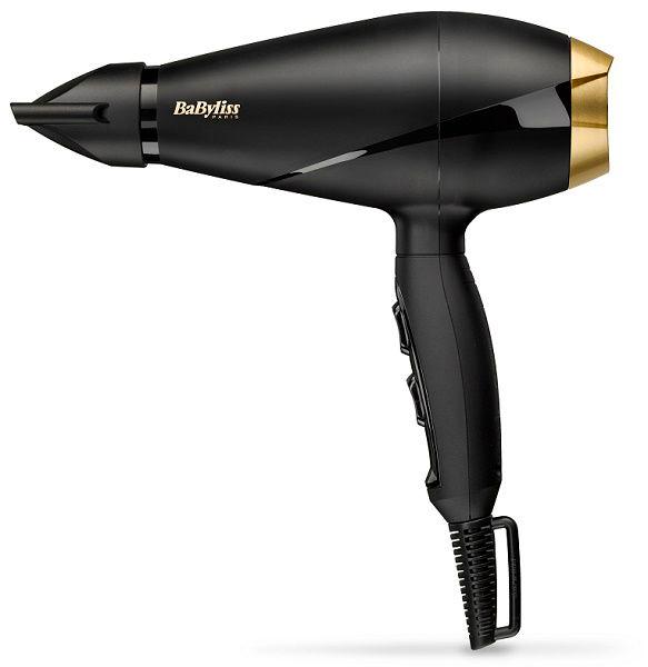 Babyliss Hair Dryer, 2000W, Slim Concentrator Nozzle, Ac Motor Gives Fast & Professional Results, 3 Heat Setting, 2 Speed Settings 6704SDE, Black