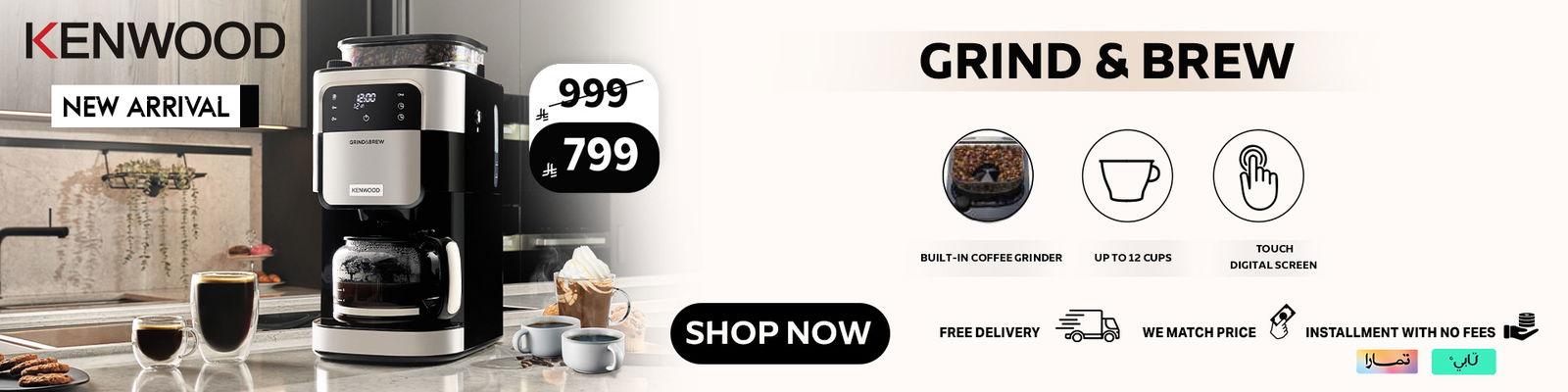 Kenwood Drip Grind & Brew Coffee machine12 Cup 1.5L