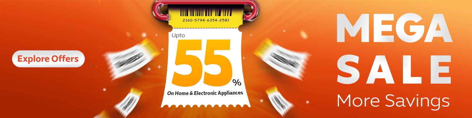 Mega Sale Up to 55%