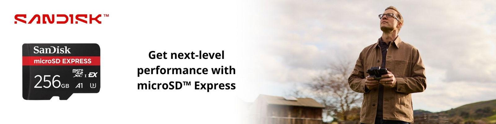 احصل على أداء متطور مع ميكرو SD إكسبرس