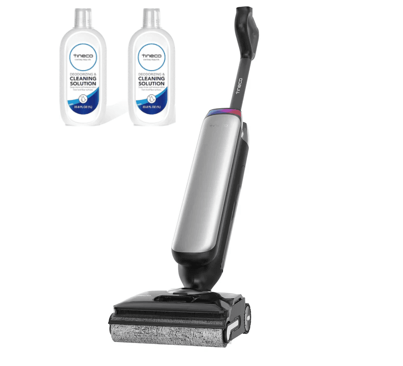 مكنسة كهربائية جافة ورطبة من تينيكو فلور ون إس 9 أرتيست، 22 كيلو باسكال، سمارت درايف 360 درجة، مضادة للتشابك، FW2C0800AE + محلول تينيكو لإزالة الروائح الكريهة وتنظيف الأرضيات الصلبة، عبوة العرض الترويجي من قطعتين سعة 1 لتر ، 9FWWS101300