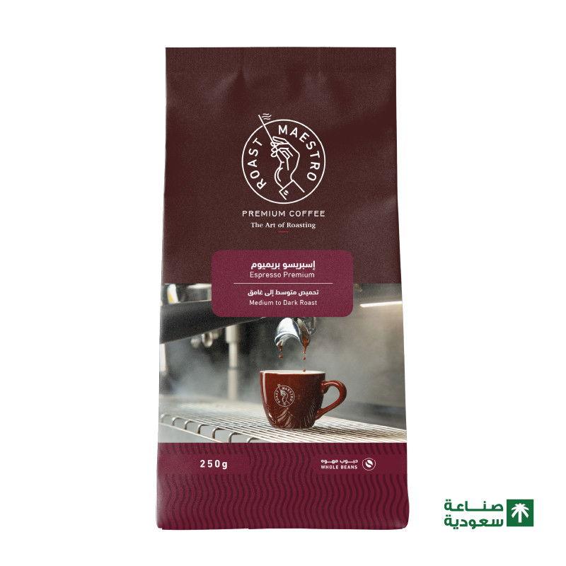 Roast Maestro Espresso Coffee Beans Premium Blend, RM Premium 1kg