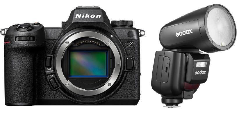 Nikon Z6III Mirrorless Camera Body Only, VOA130AM + Free Gift Godox V1 Pro Flash for Nikon, V1PRO-N