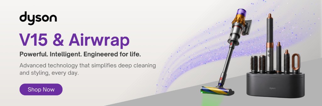 Dyson V15 & Airwrap — Powerful. Intelligent. Engineered for life.
