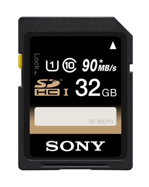 سوني UHS-I SDHC بطاقة ذاكرة، 32 جيجابايت (SF-32UY3)