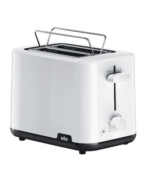 حماصة براون HT 1010
Braun Breakfast Toaster HT 1010 White-front
