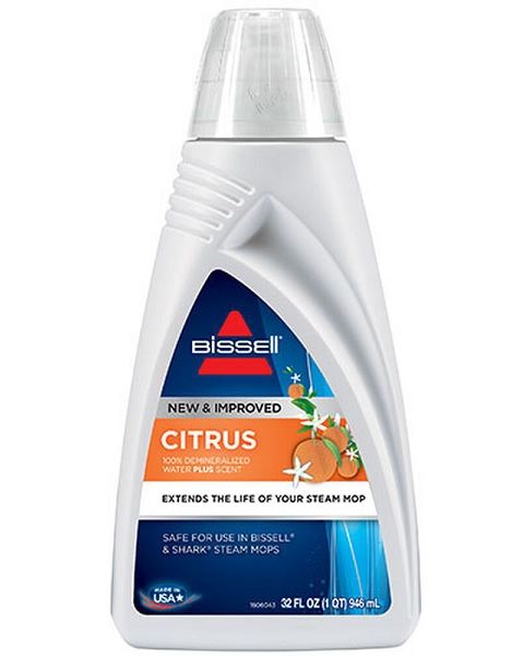 Bissell Citrus Scented Demineralized Water (964 ml) for Steam Mops (1393)