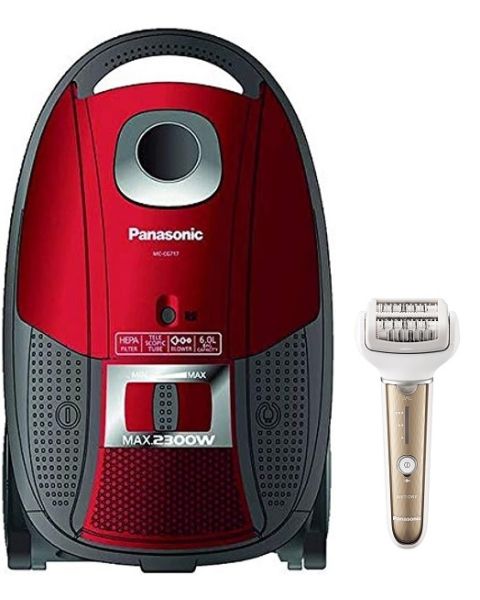 Panasonic MC-CG717 Vacuum Cleaner 2300W (MC-CG717R747) + Panasonic Epilator