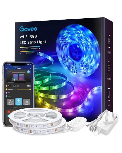 Govee RGB Smart Wi-Fi + Bluetooth LED Strip Lights(10m) (H6110)