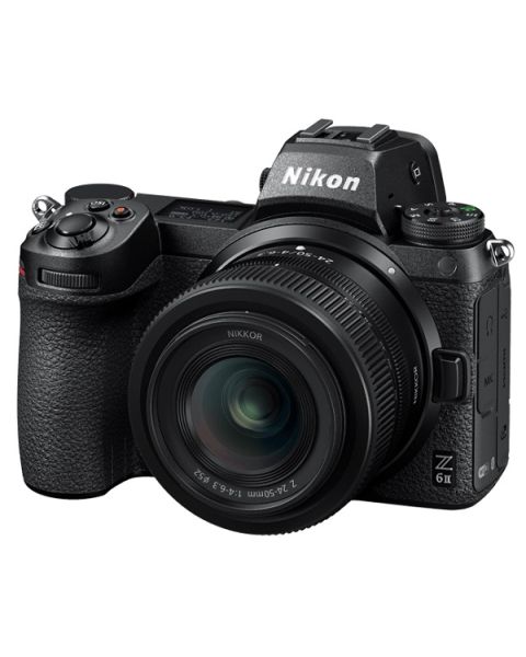 كاميرا نيكون Z6 ii اطار كامل بدون مرآة (VOK060WM) مع عدسة 24-120  + بطاقة عضوية