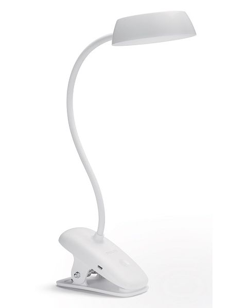 Philips LED Desk Light Donutclip White 2.3W 4000K 180lm (PHI-929003179707)