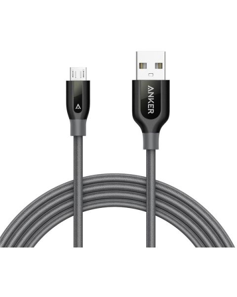ANKER Powerline Micro Usb Cable 1.8m, Gray (A8133H12)