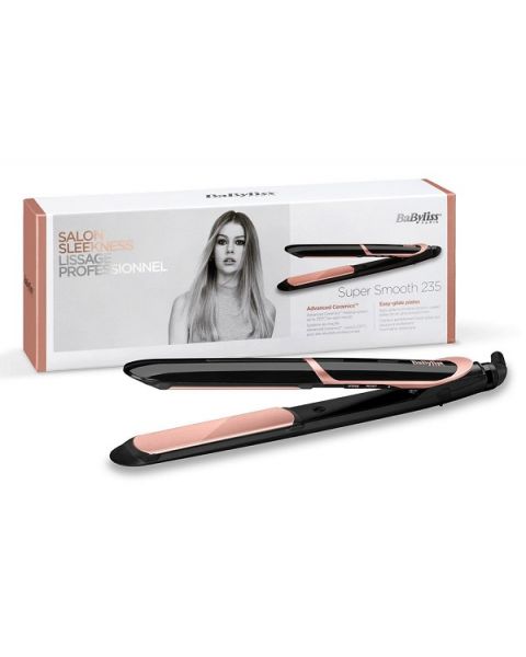 Babyliss Straightener 24mm, Ionic Technology, 6 Temperature Setting (BABST391SDE)