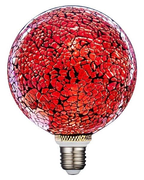 CILA LED BULB Mosaic 3W E27 2700K Dimmable Red Color (GMS007)