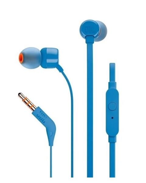 JBL T110 In-ear Headphones Blue (JBLT110BLUE)