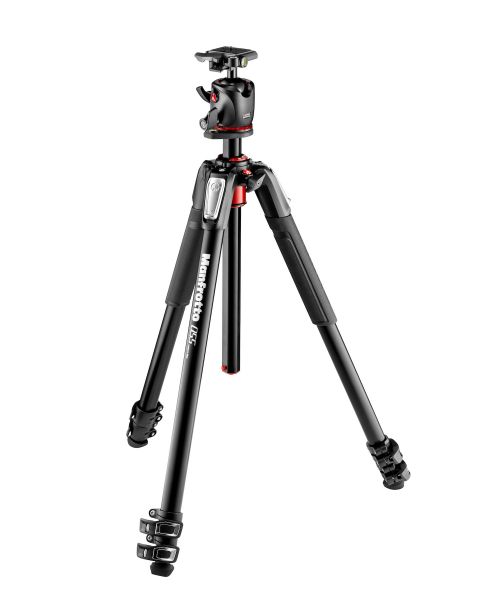 Manfrotto 055 ALU 3 SECTION PRO TRIPOD WITH BALL HEAD (MK055XPRO3-BHQ2)