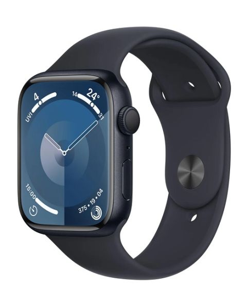 ساعة Apple Watch الإصدار التاسع، مقاس 41 مم، الإطار ألومنيوم (MR8X3QA/A-R)