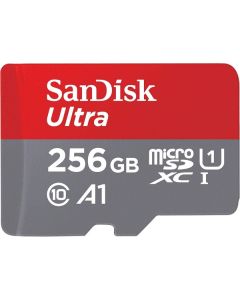 سانديسك بطاقة ذاكرة Ultra microSD سعة 256 جيجابايت (SDSQUAC-256G-GN6MN)