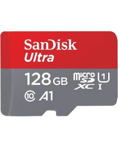 سانديسك بطاقة ذاكرة Ultra microSD سعة 128 جيجابايت (SDSQUAB-128G-GN6MN)