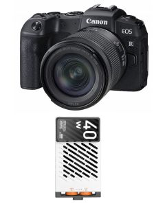 Canon EOS RP with RF 24-105mm F4-7.1 IS STM Lens + Zhiyun FIVERAY M40 LED Light (EOSRP-24-105)