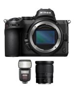 Nikon Z5 Body Only, Full Frame Mirrorless Camera (VOA040AM) + Nikon Z 24-70mm f/4 S Lens + NPM Card