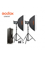 GODOX QS400-KIT STUDIO LIGHT KIT + 2 light Stand (QS400II-KIT)