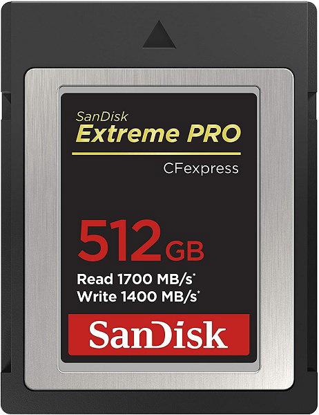 بطاقة ذاكرة Extreme PRO Cfexpress من سانديسك 512 جيجابايت (SDCFE-512G-GN4NN)